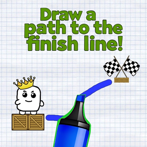 Draw a path to the finish line!